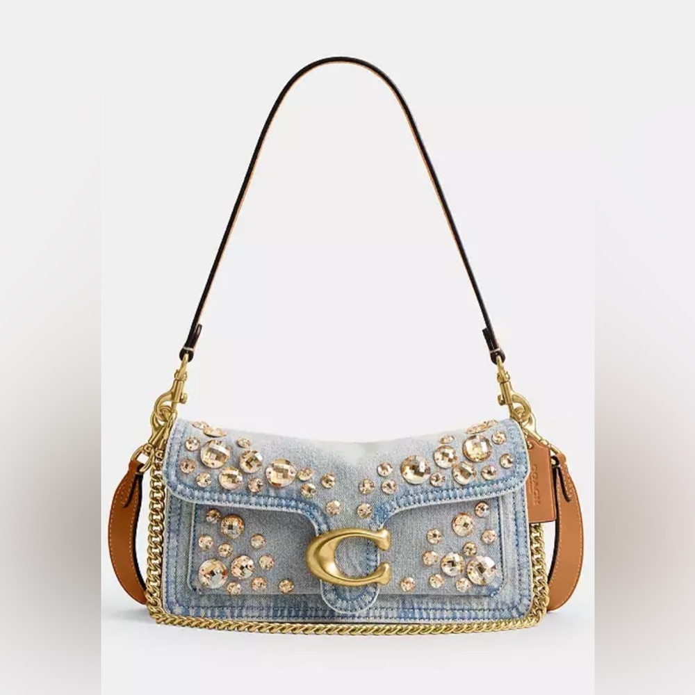 Coach Tabby Shoulder Bag 26 With Crystal - Picture 1 of 10